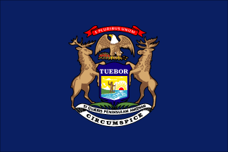 Michigan Flag 4 x 6 Feet Nylon